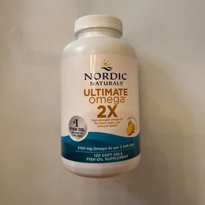 Nordic Naturals Soft Gel Fish Oil Exp: 9/27